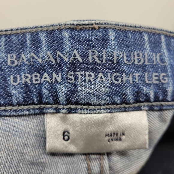 Banana Republic Womens Urban Straight Leg Lisa Jeans Size 6 - Picture 5 of 11
